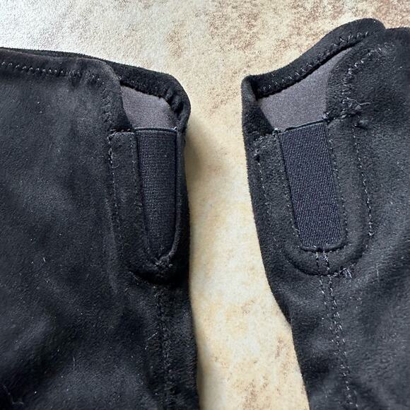Marc Fisher Over the Knee Block Heeled Black Suede Stretch Boots Size 8 - Picture 2 of 12
